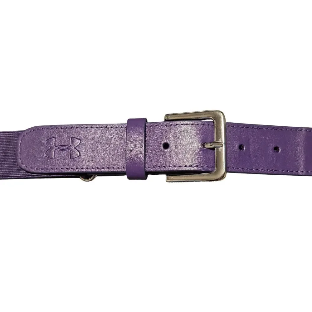 Under Armour Purple Baseball Belt – Adjustable OSFM Athletic Youth